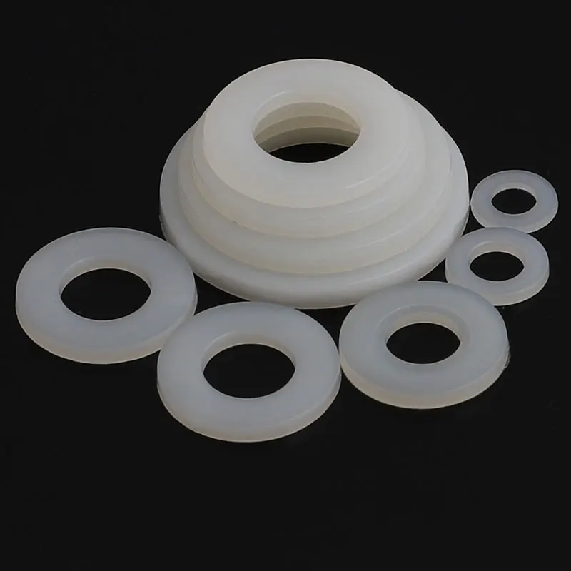 

M2 M2.5 M3 M4 M5 M6 M8 M10 M12 M14 M16 M18 M20 Черно-белое изоляционное кольцо Нейлоновая плоская шайба Прокладки Прокладки Уплотнения Прокладка Шайба