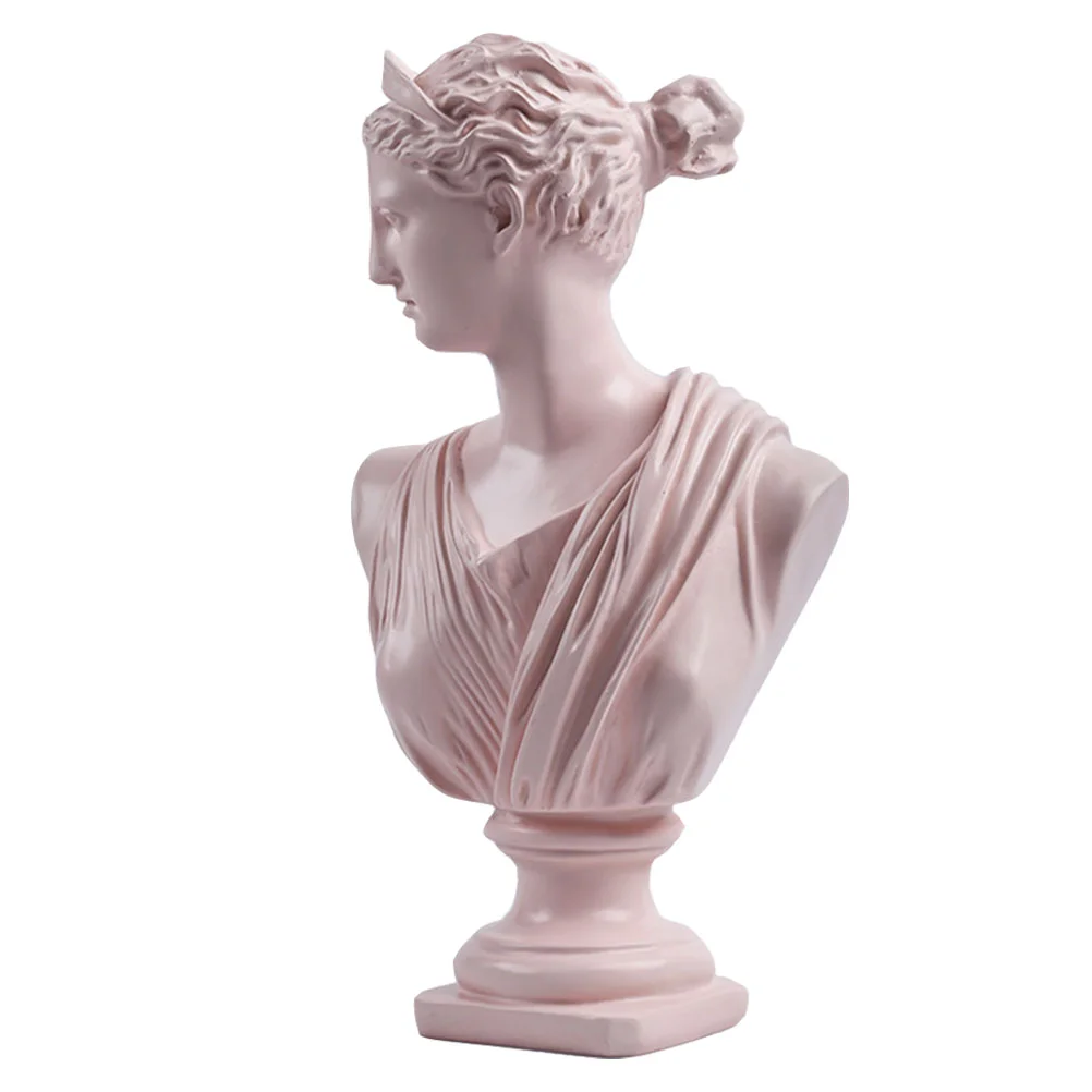

Figure Statue Ornament Resin Sculpture Resin Bust Statue Tabletop Decoration