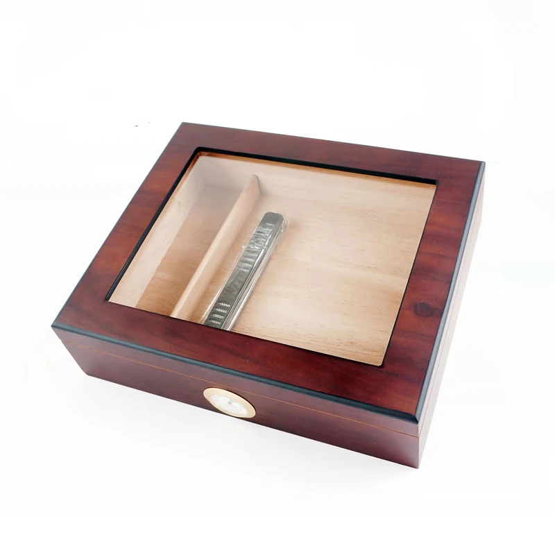 

Кедровый чехол для сигар из кубинской древесины, портативный увлажнитель воздуха, чехол для сигар, чехол для сигар с постоянной температуро...