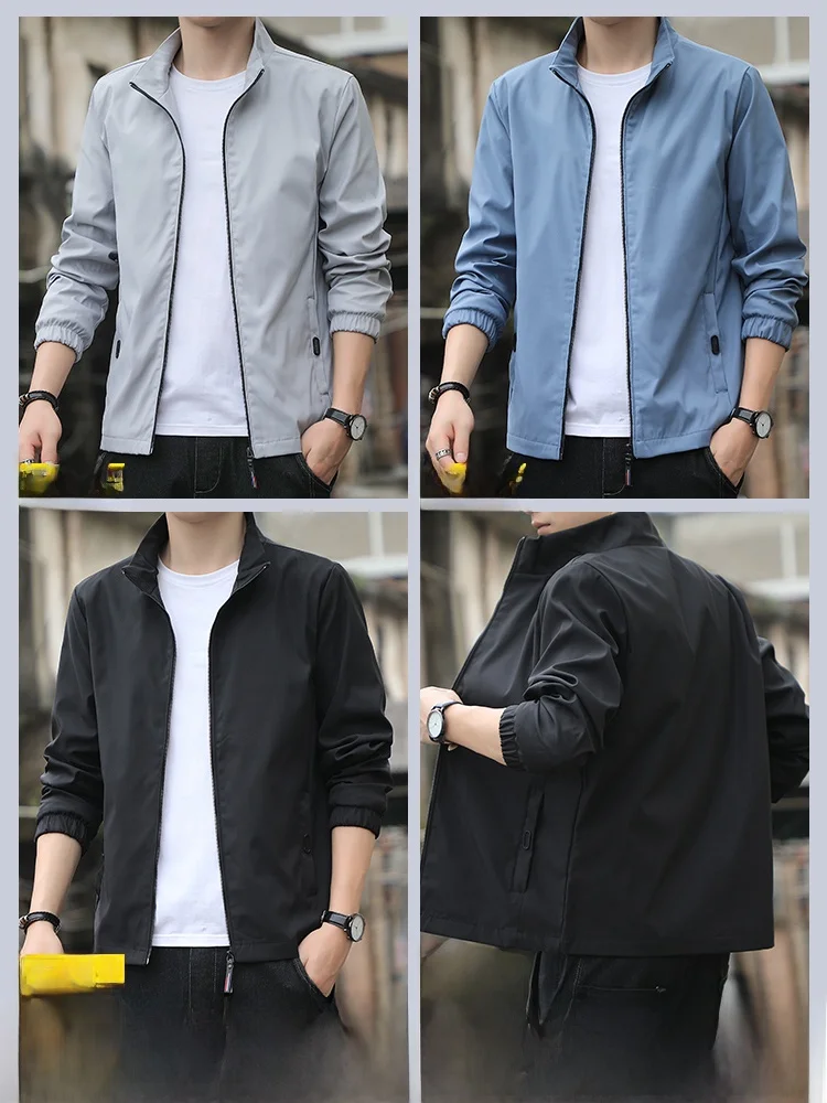 Верхняя одежда мужская весна-осень 2023 Новое поступление модный кардиган с