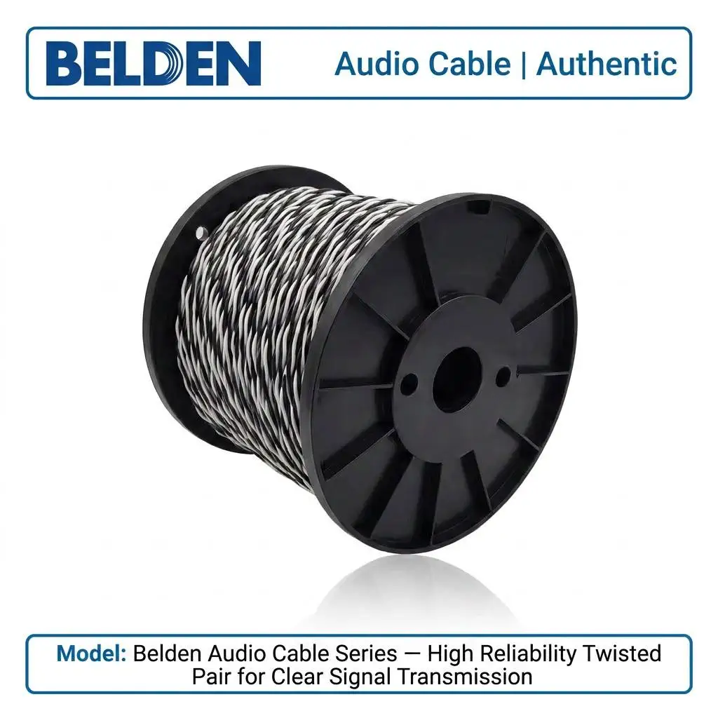Фото Новый аудиокабель Belden 9451, 1 пара, 22AWG, экранированный, аналоговый аудиопровод, 300В, CMR, для студий и инструментов №1
