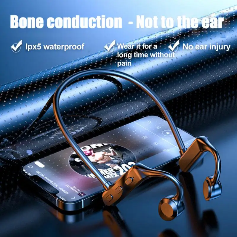 

180mah Without Delay Bone Conduction Earphone Low Latency Music Headphone Anti-sweat Wireless Headset For K69 Hifi