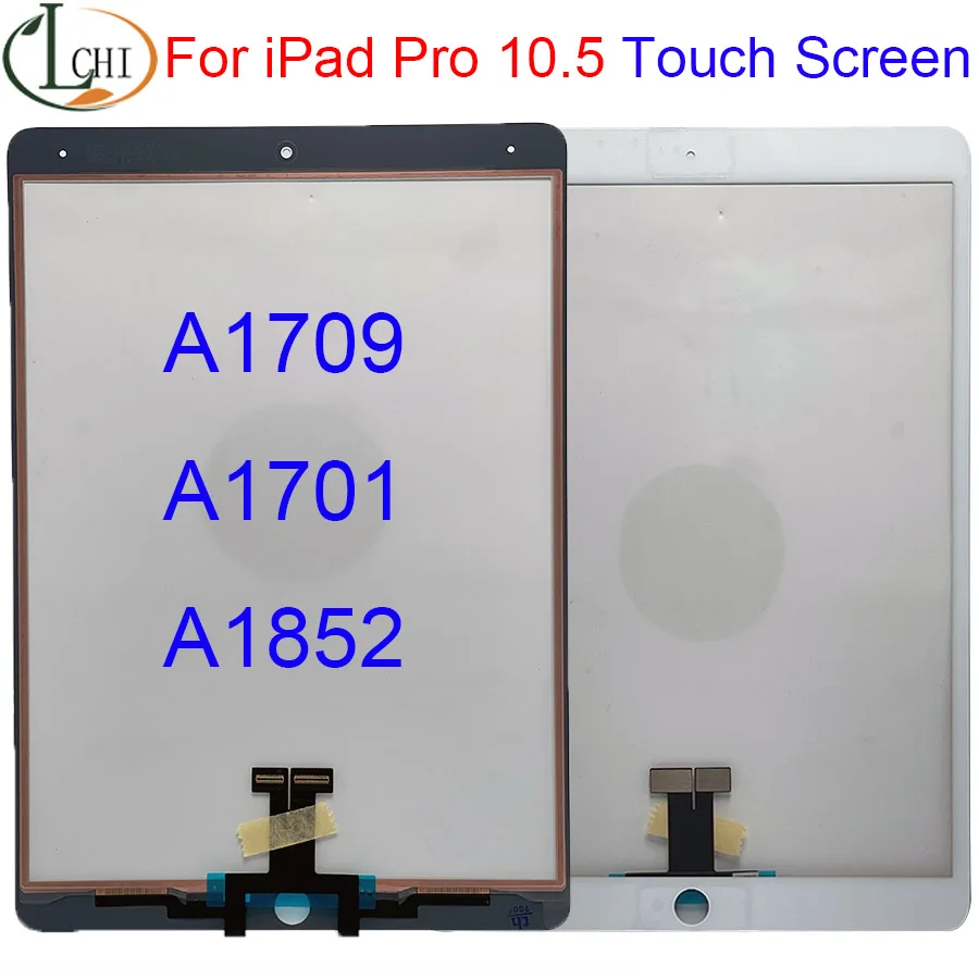 

Новый сенсорный экран для iPad Pro 10,5 A1701 A1709 A1852 LCD внешняя стеклянная панель Ремонт дигитайзер Замена