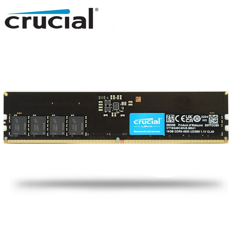 Ddr5 16gb 4800. Crucial ddr5 32gb 4800 MHZ. Crucial ddr5-4800. Крусиал 16гб 560 Размеры.