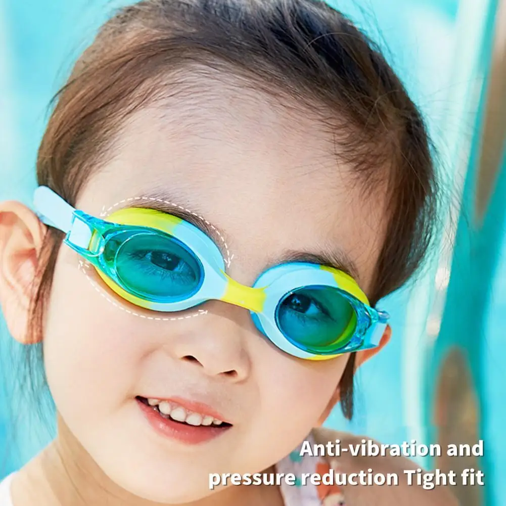 

Swimming Eyewear for Kids Waterproof Soft Glasses Anti-UV Silicone Kids Swim Goggles for Water Sports