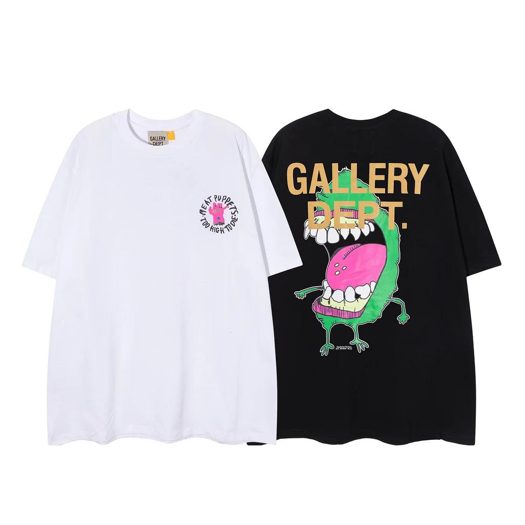 

Summer New fashion GALLERYS T-shirt male hip-hop street cotton short-sleeved sportswear short-sleeved letters casual DEPTS