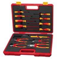 hot selling good quality screwdriver insulated box case tool set for electrician