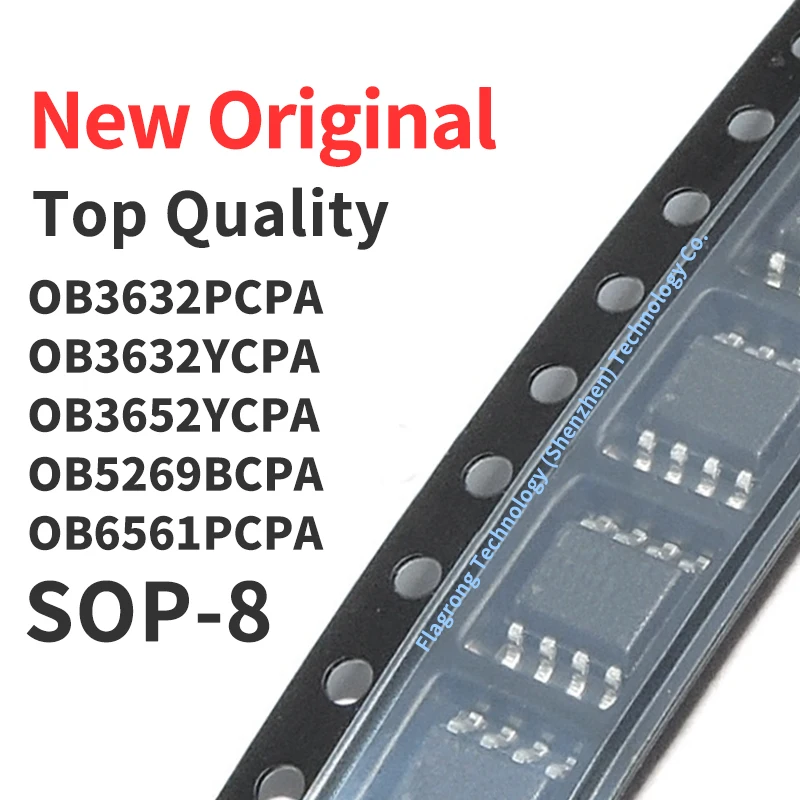 

10 шт. OB3632PCPA OB3632YCPA OB3652YCPA OB5269BCPA OB6561PCPA SOP-8 чип IC новый оригинальный