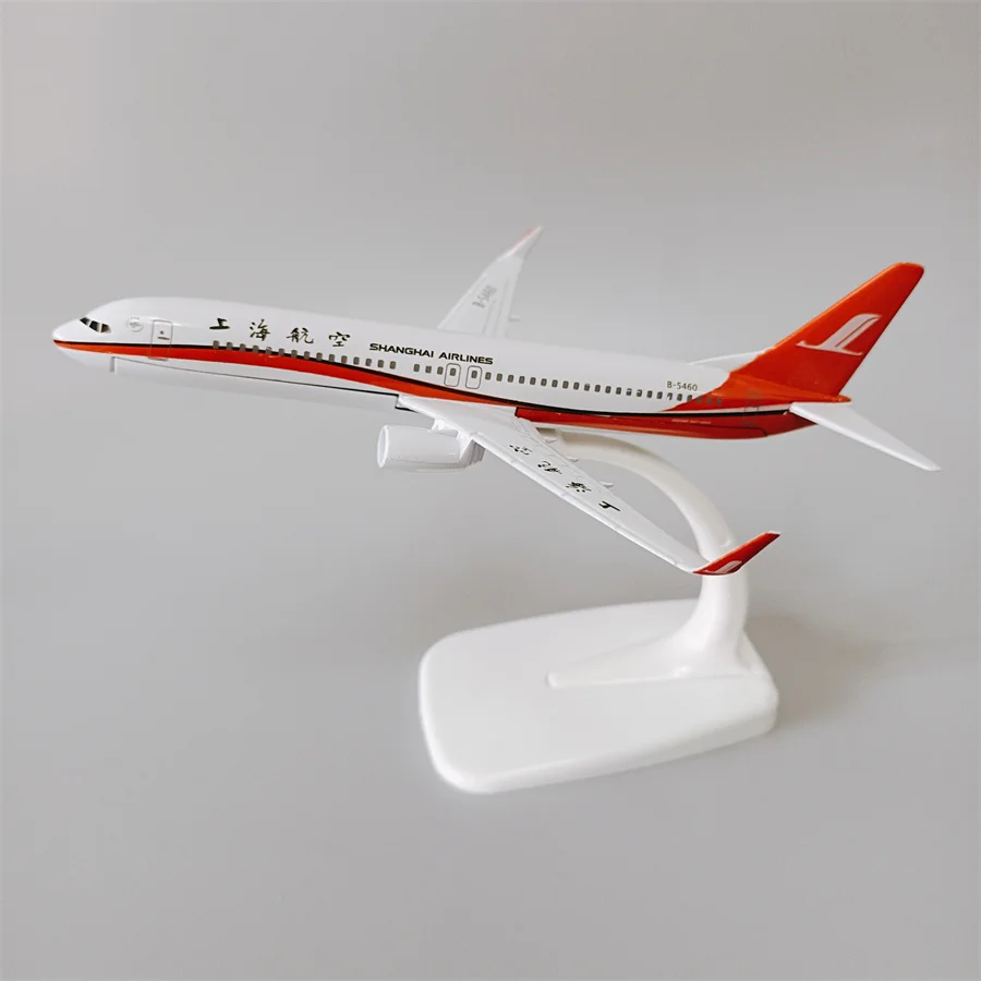 

16cm Alloy Metal Diecast Aircraft Air China ShangHai Airlines Boeing 737 B737-800 Airways Airplane Model Plane Model Kids Gifts
