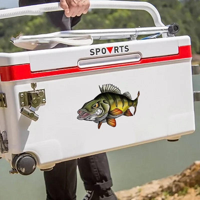 Автомобильная наклейка для павлина окуня рыбы аниме мотоциклетная забавные
