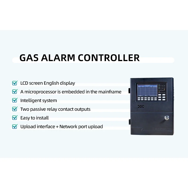 4-20 мА AC220V 50 Гц 24-часовая онлайн-концентрация газа Zhongan S8300 Панель контроллера