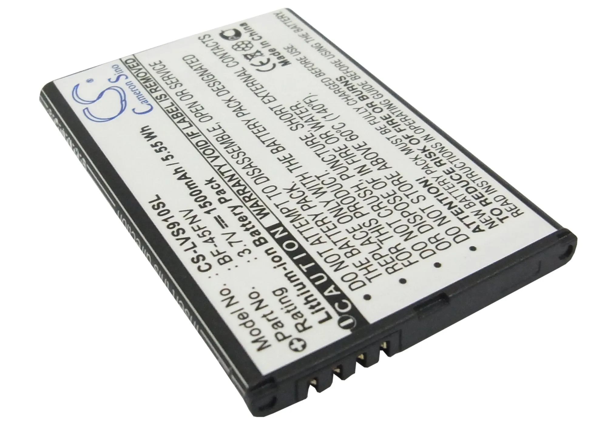 CS 1500 мАч батарея для LG Брюс достоинства 4G MS910 революции US760 VS910 BF-45FNV SBPL0103102 |