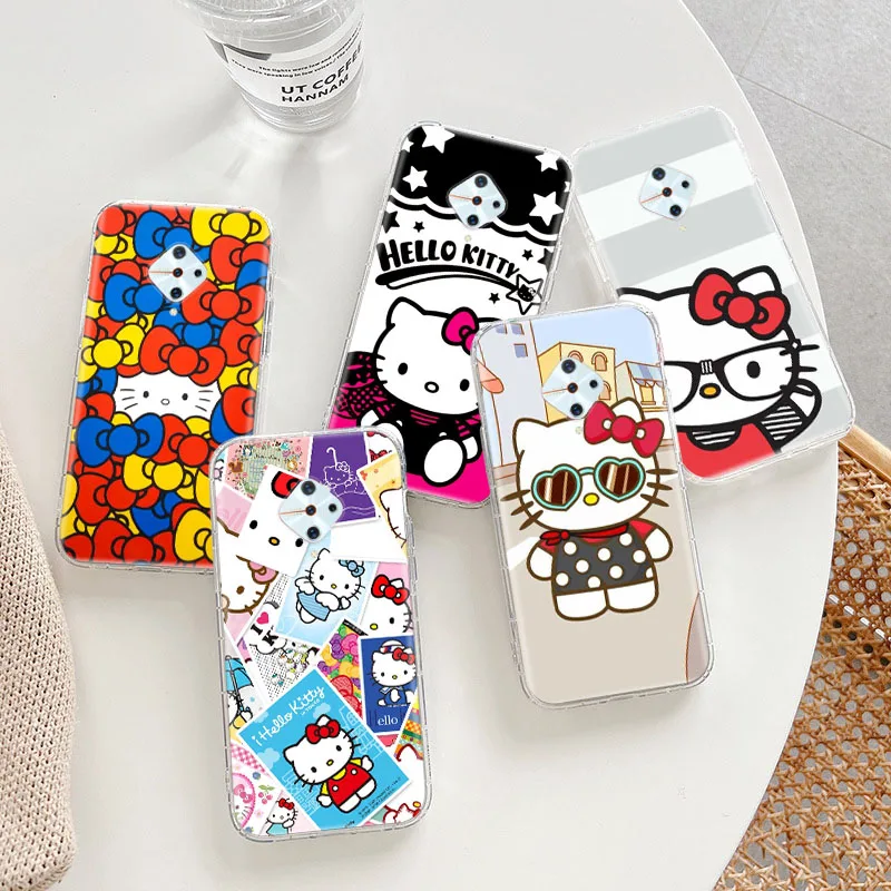 

Прозрачная фотовспышка Hello Kitty для Realme Narzo 50a 50 50I 20 30 30A C12 C25 C21 C21Y C25Y C25S Prime