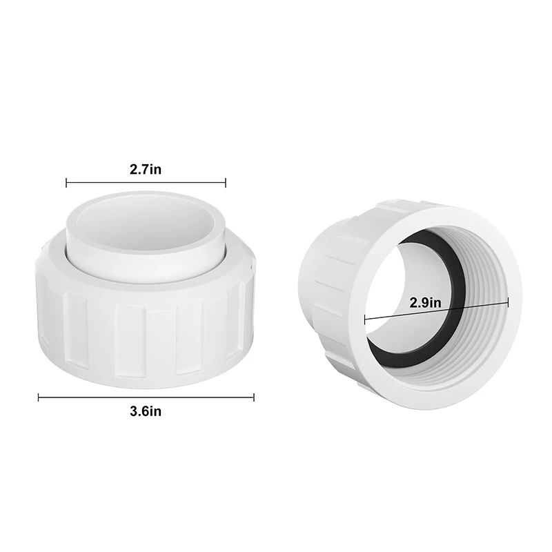 Hayward Salt Chlorinator GLX Cell Union Kit 2 ''Генератор хлора для соли бассейна Запасные части