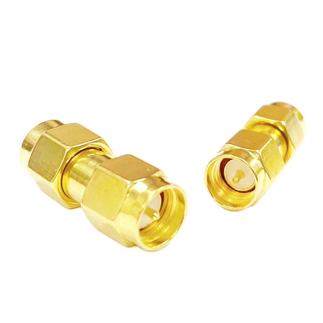 

100pcs SMA Male to Plug Straight RF Coax Adapter Coupler Connector Goldplated Wholesale