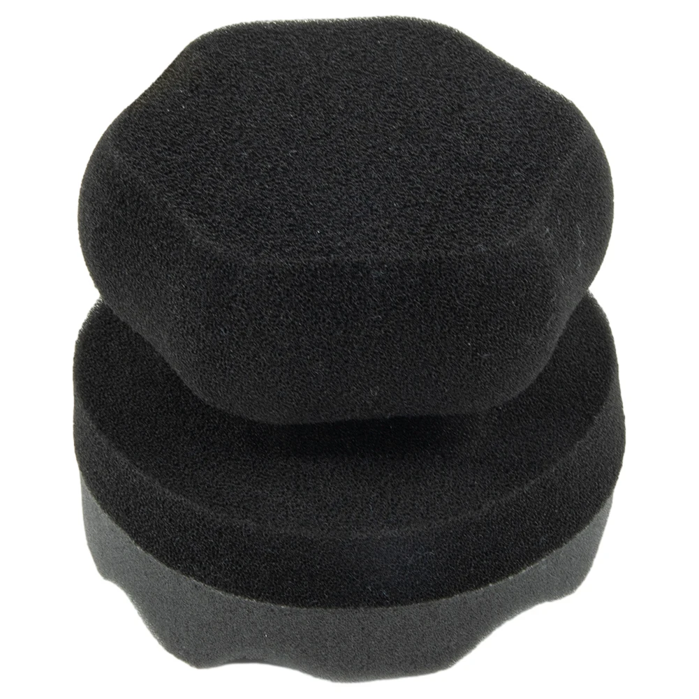 

Waxing Polishing Pads Applicator 4Pack Accessories Black Car Tyre Brush Replacement Soft Sponge Tire Dressing New