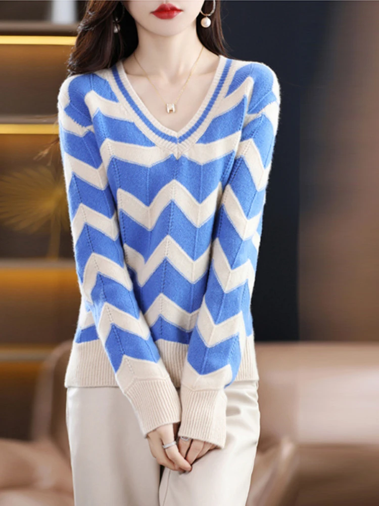 Зимняя одежда женский свитер корейская мода трикотажные свитеры большого