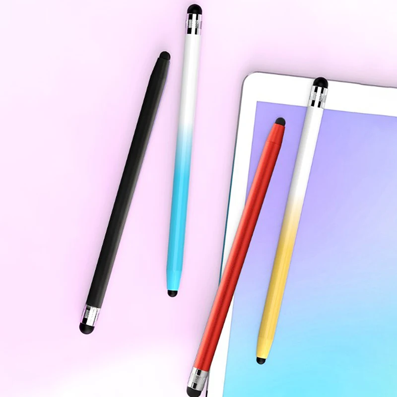 

2 In 1 Stylus Pen For Cellphone Tablet Capacitive Touch Pencil Gradient Color Universal Android Phone Drawing Screen Pencil