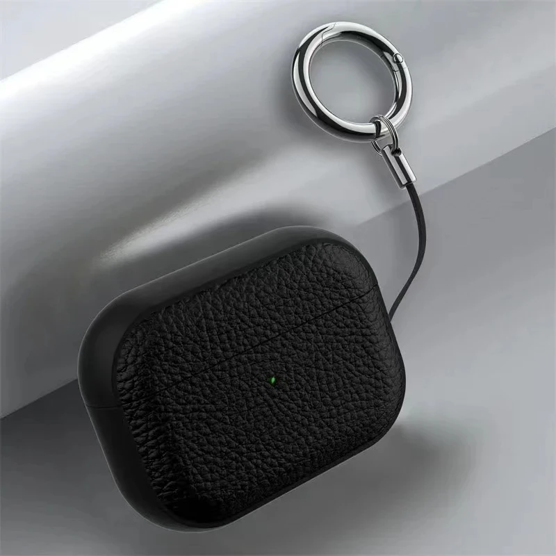 Кожаный чехол для Apple Airpods 1 2 3 4 Pro