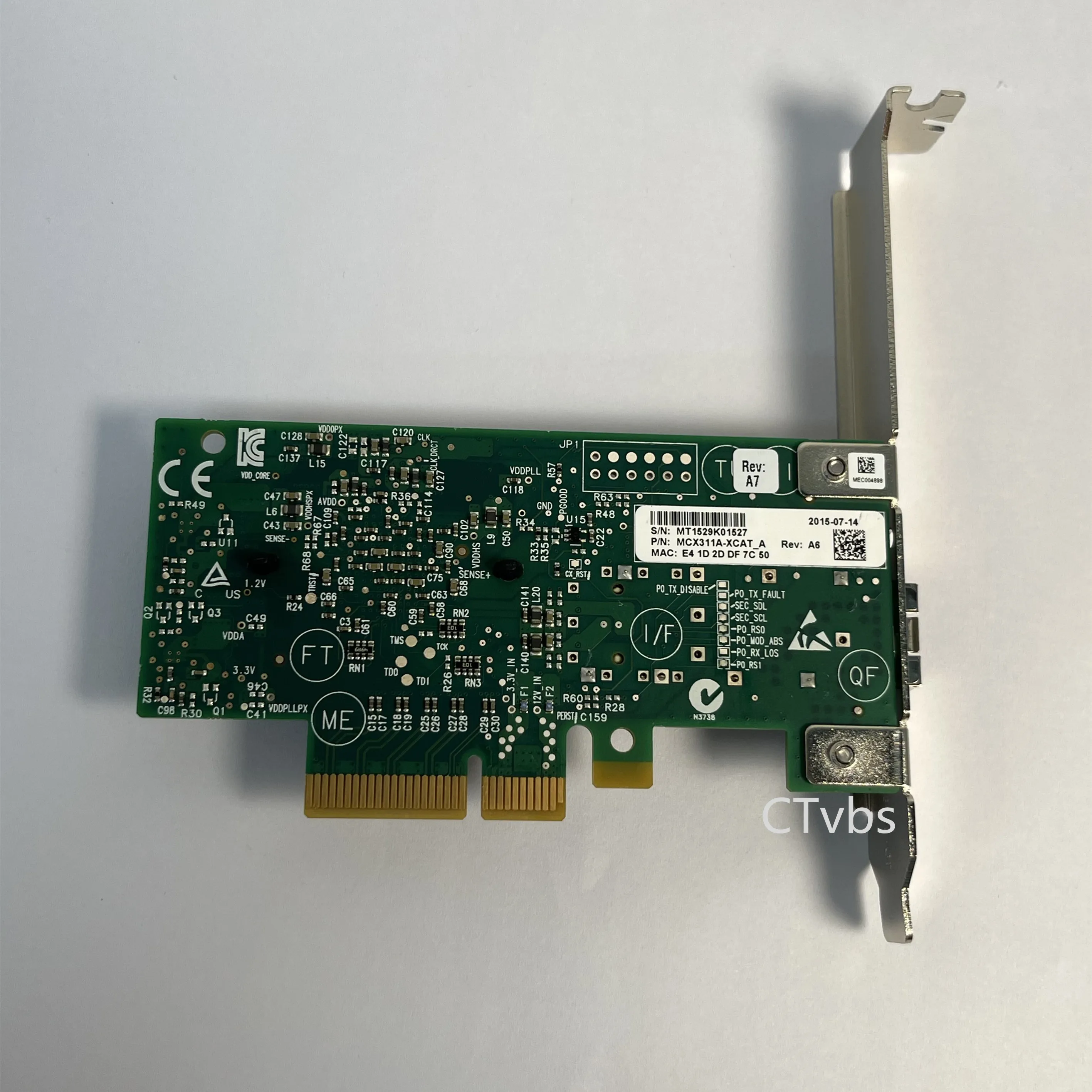 MCX311A-XCAT CX311A ConnectX-3 EN 10G Ethernet 10GbE SFP+ PCIe NIC