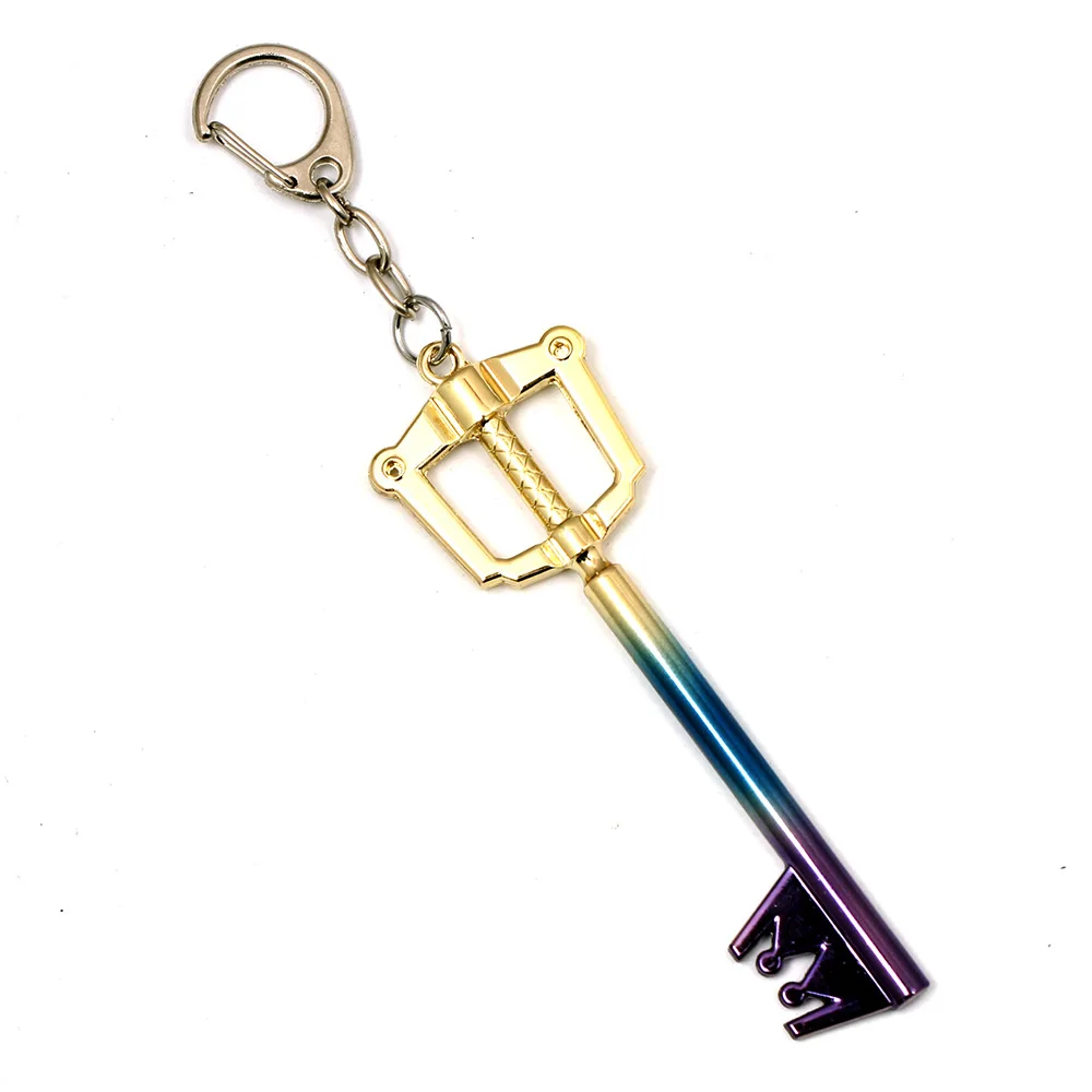 Kingdom Hearts красочный брелок для ключей Соры мужчин и женщин модель оружия в стиле