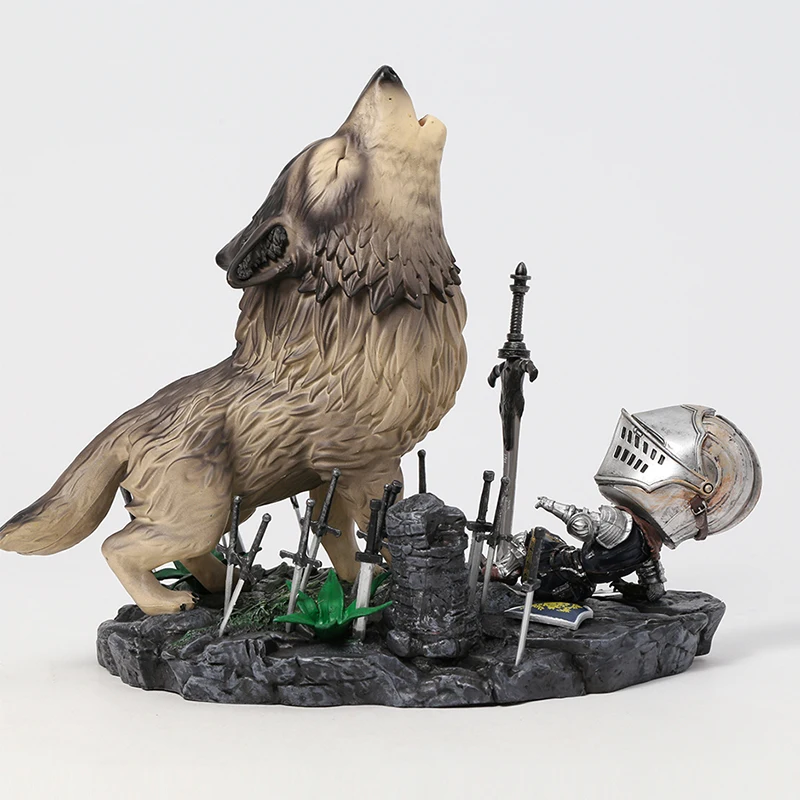 

F4F подарит Темные души, большой серый волк, коллекция, статуэтка, модель, игрушки, статуэтка, креативный подарок на день рождения для детей, круто