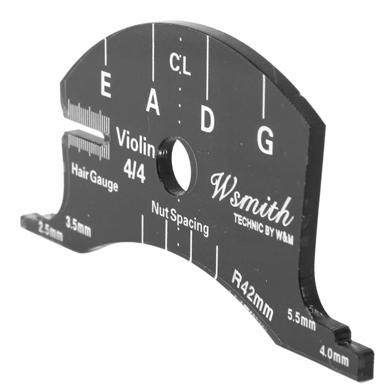 

Violin Bridges Multifunctional Mold Template 4/4 Violin Bridges Repair Reference Tool Fingerboard Scraper Making Tool