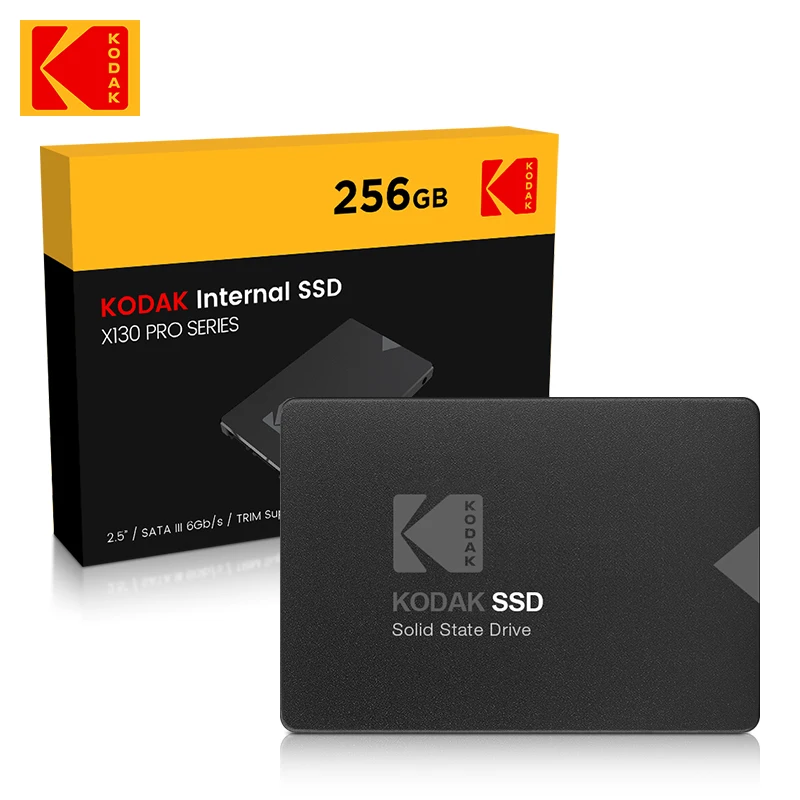 

Внутренний твердотельный накопитель KODAK SATA3 X130, SATA III, SSD оригинальный, 2,5 дюйма, Твердотельный Накопитель SSD 128 ГБ, 256 ГБ, 512 ГБ, 1 ТБ для ноутбука