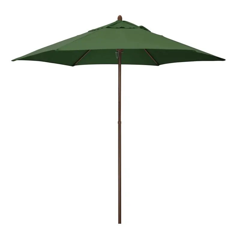 

Green Print Hexagon Market Patio Umbrella