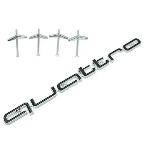 

3D ABS эмблема передней решетки автомобиля для Audi Quattro Logo A3 A4 A5 A6 A6L A7 A8 Q3 Q5 Q7 S3 S4 S5 RS3 RS4 RS6 аксессуары для значков