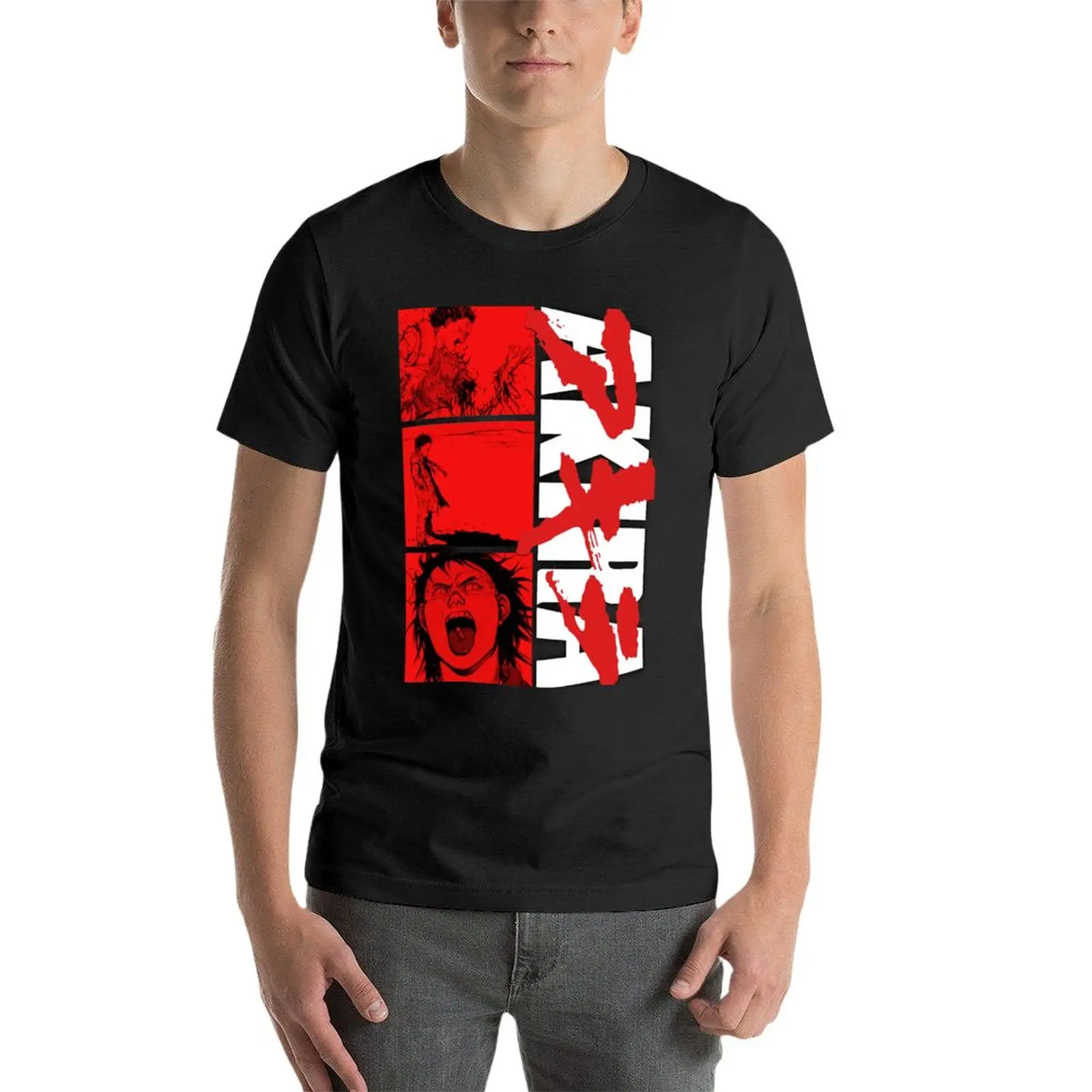 Футболка мужская классическая быстросохнущая с коротким рукавом красная