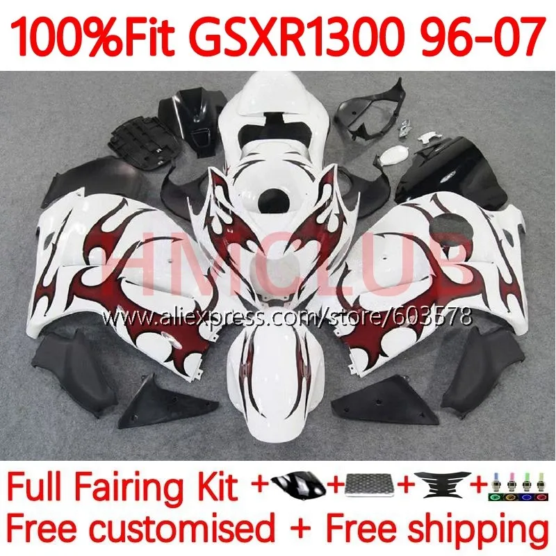 

Инъекция для SUZUKI Hayabusa GSXR1300 GSXR 1300 CC 96 97 98 99 00 01 02 2003 2004 2005 2006 2007 Обтекатели 104No.23 жемчужно-красный