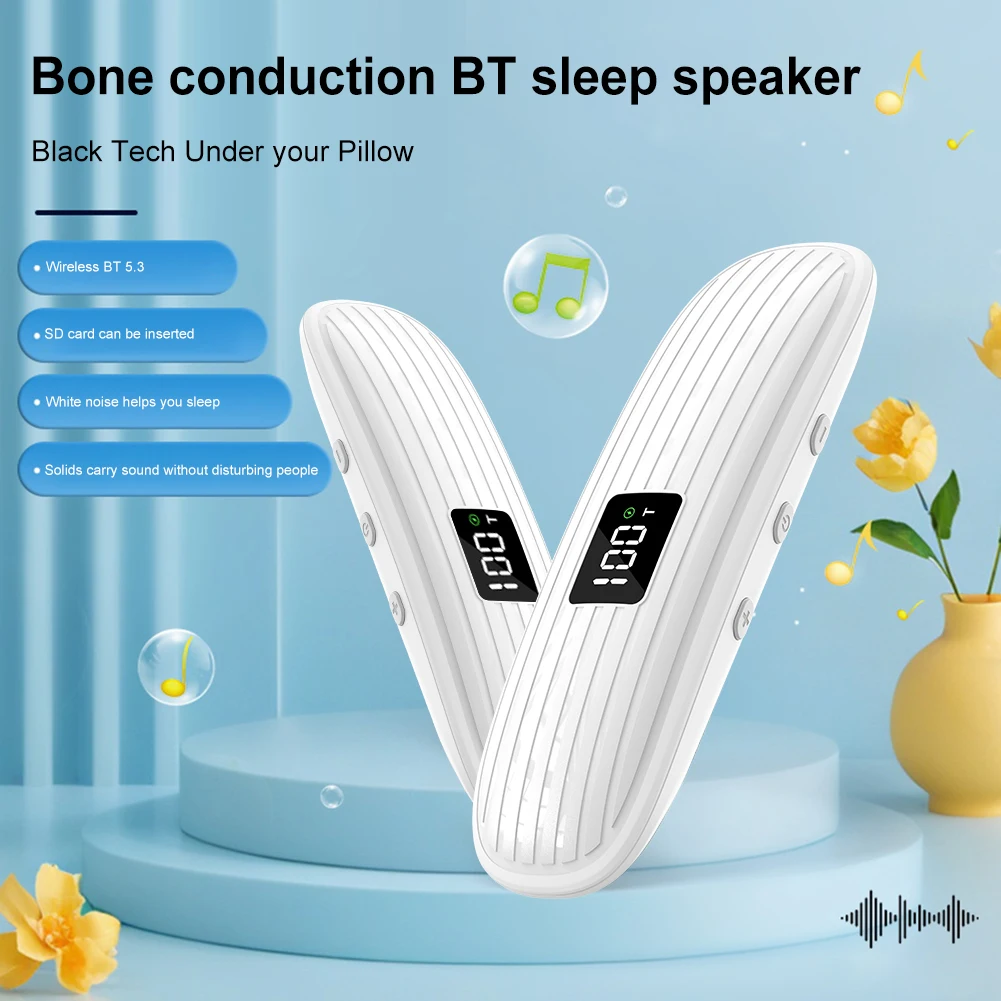 Мини-динамик Bluetooth с костной проводимостью под подушкой звуковая коробка