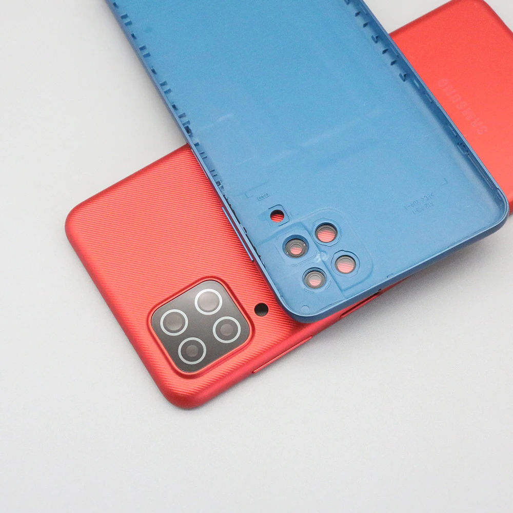 Задняя крышка батарейного отсека для SAMSUNG Galaxy A12 A125F A125F/DS замена заднего корпуса с