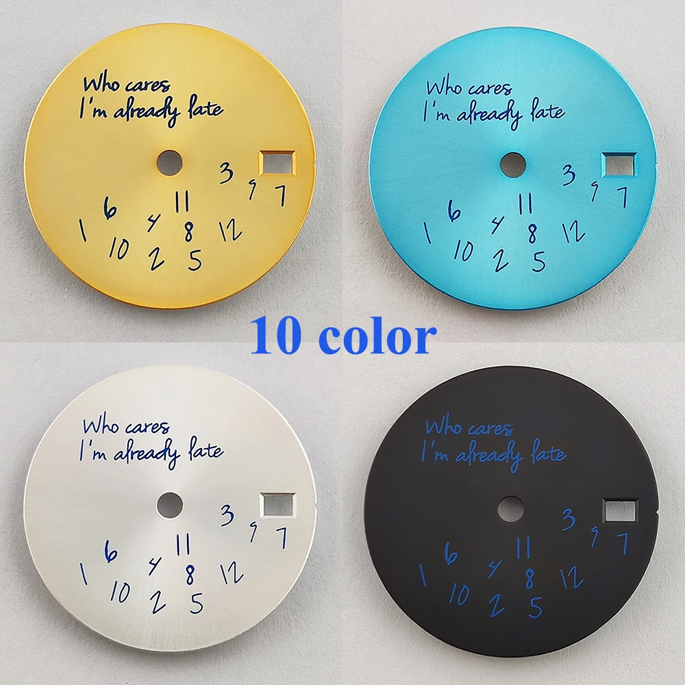 Циферблат часов 28 5 мм который убить им уже late циферблат nh35 стерильный детали для