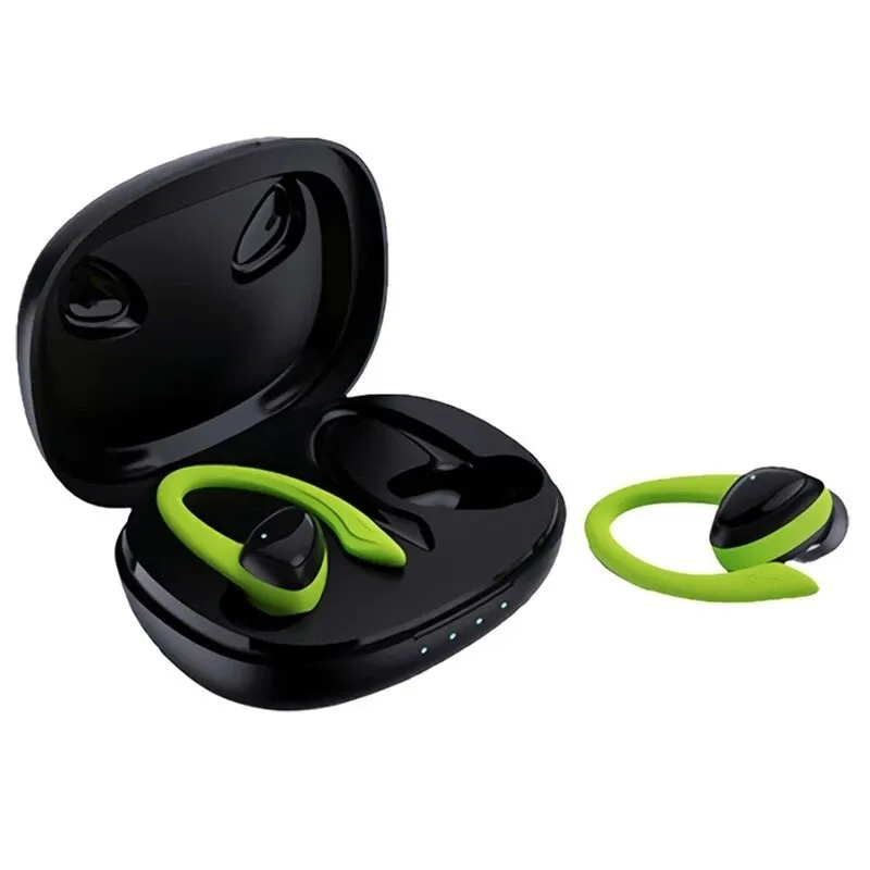 

2023 Earhook Wireless Headsets HiFi Stereo HD Call Bluetooth Waterproof Earphones Auto Connect Hanging Ear Sport Headphones Sale