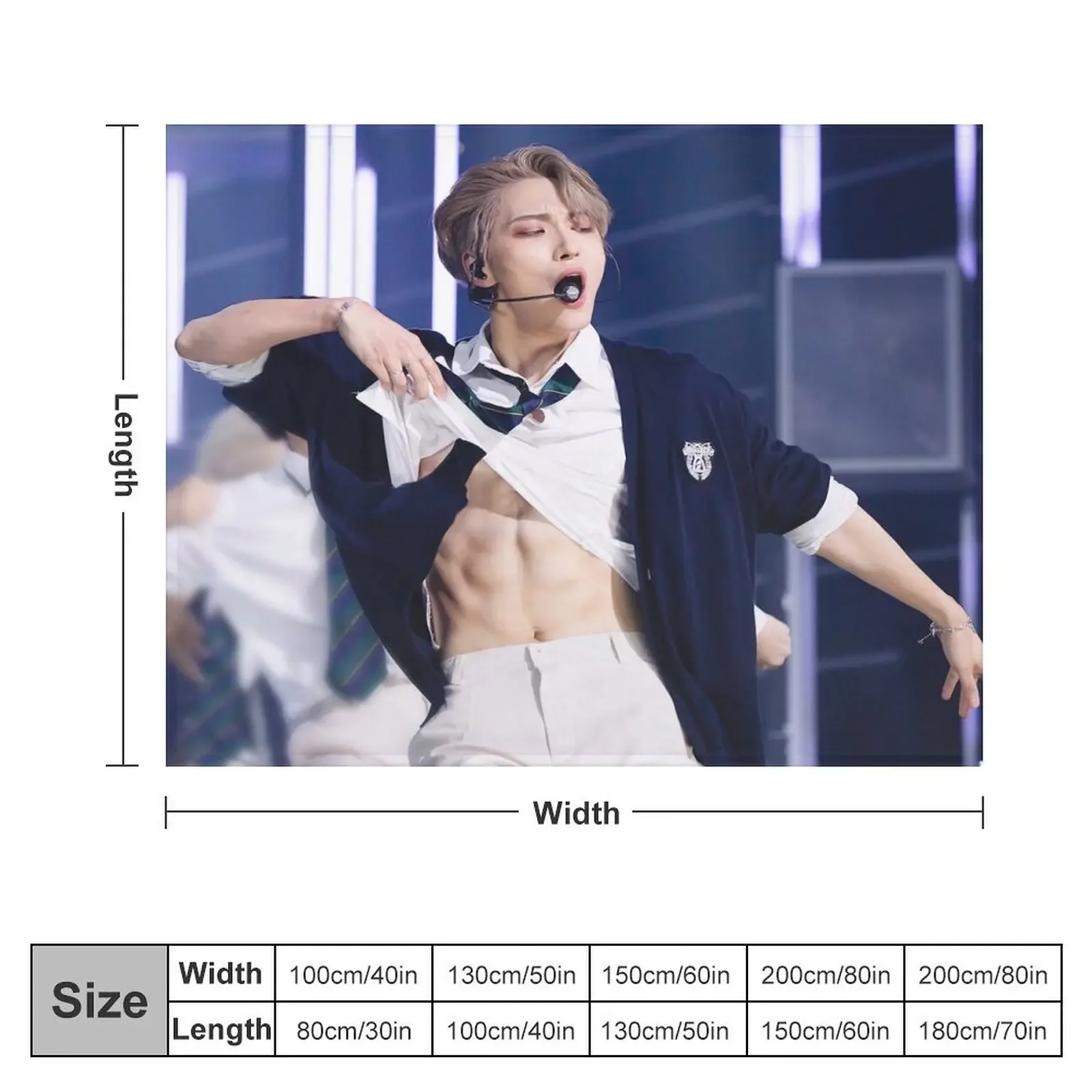 Одеяло Ateez Seonghwa для детских волосатых одеял