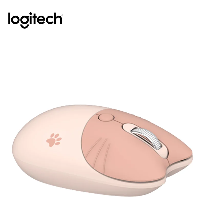Новинка 2023, беспроводная мышь Logitech, милая Бесшумная бесконечная ...