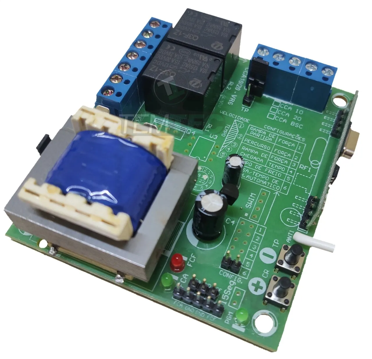 

Central Placa De Comando Rcg Cca Bsc Motor Portão