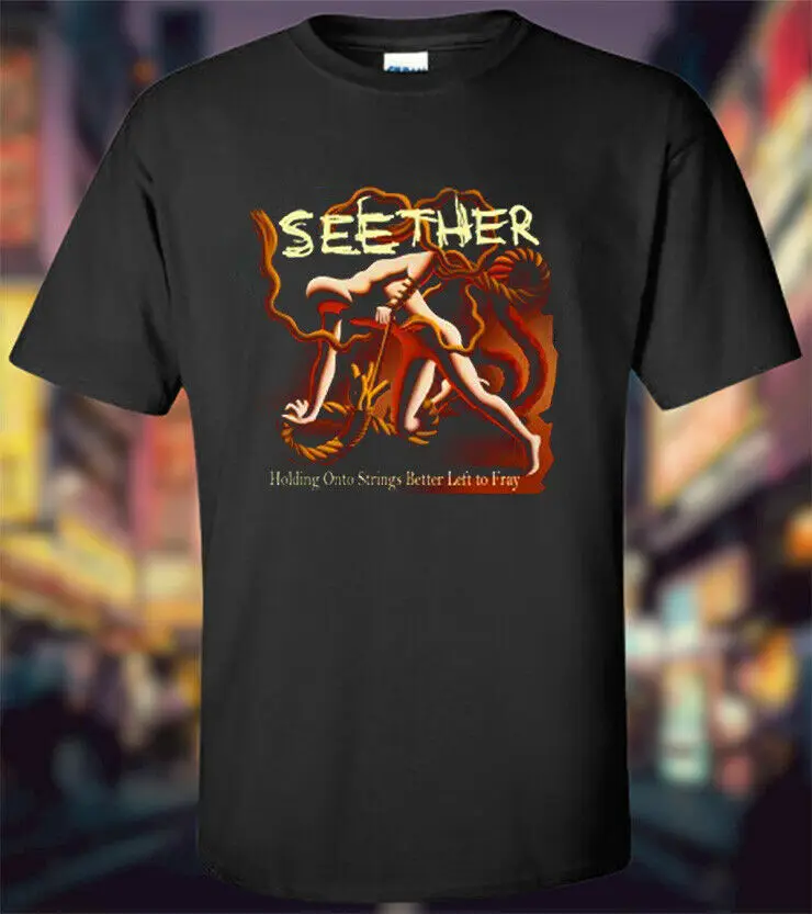 

NEW SEETHER Rock Band Logo T Shirt S-3XL