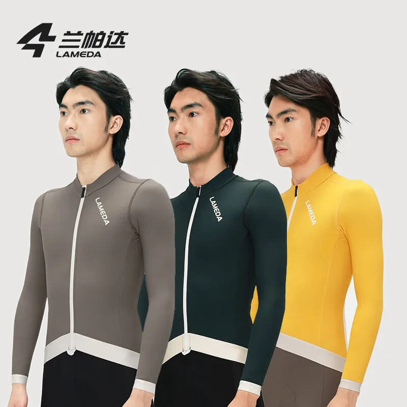 Велосипедная Джерси Lameda Флисовая теплая одежда для велоспорта мужчин