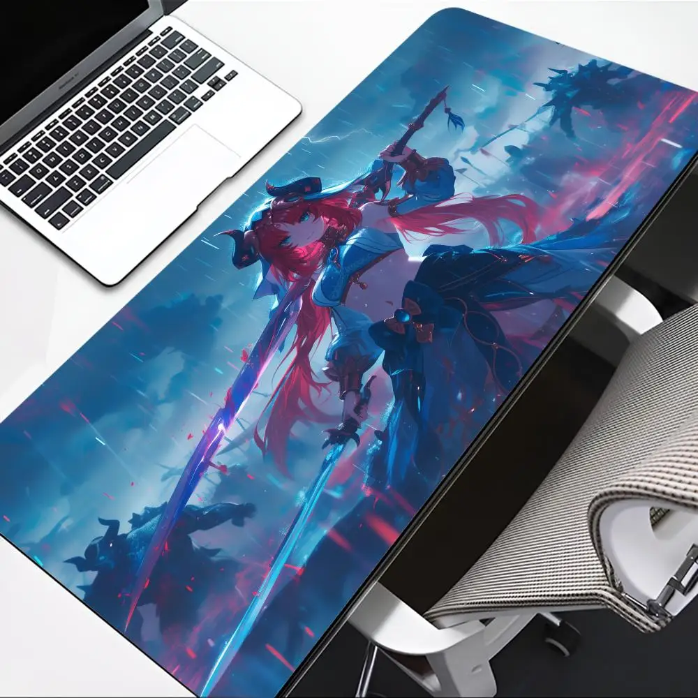 Genshin Impact Nilu Mouse Pad Hot Sales mause pads all might Office Mice Gamer Soft Gaming Large Deak Mat 700x300mm c