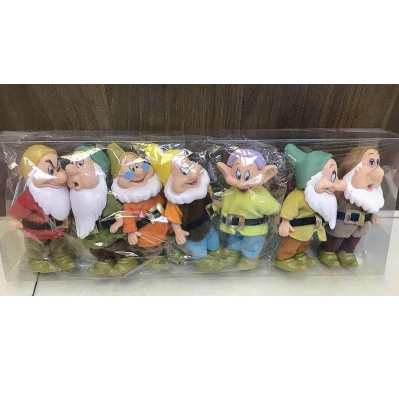 

7pcs Disney Snow White and the Seven Dwarfs Action Figure Toy 15cm Princess PVC Dolls Collection Gift For Kids Creative Present
