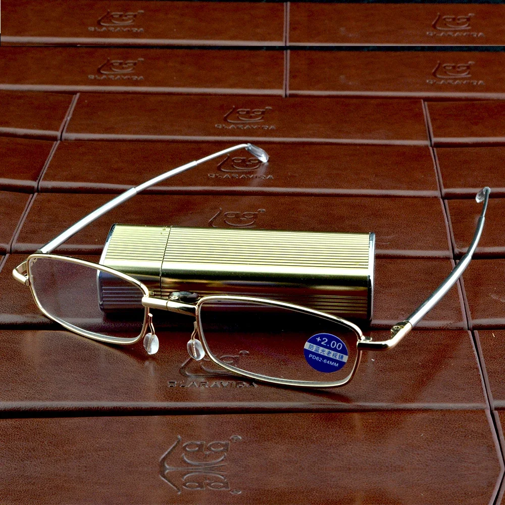 Clara Vida Lighter Style Tiny Metal Case Foldable Portable Antanna Strechable Legs Reading Glasses +1 +1.5 +2 +2.5 +3 +3.5 +4