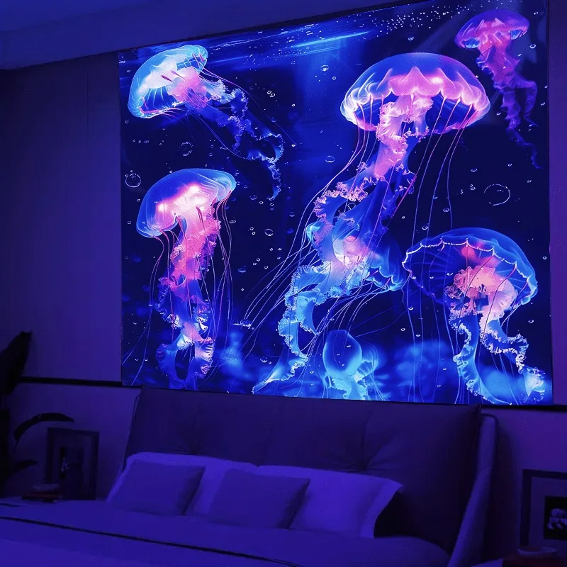 

Астронавты УФ-флуоресцентный гобелен