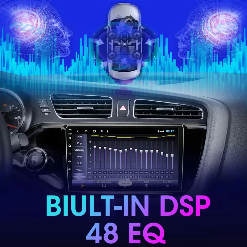 srnubi android 10 0 for kia ceed ceed jd 2012 2018 2 din ips gps navigation bluetooth car radio multimedia video player dsp dvd free global shipping