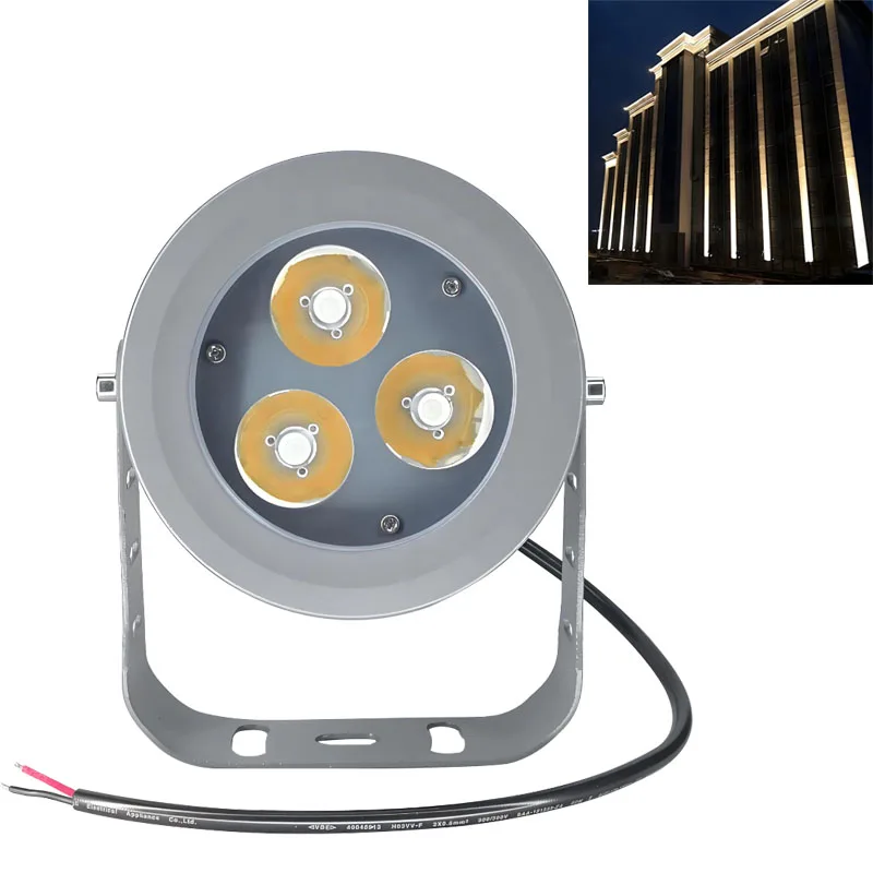 Новейший дизайн водонепроницаемый 30 Вт RGB светодиодный светильник для газона