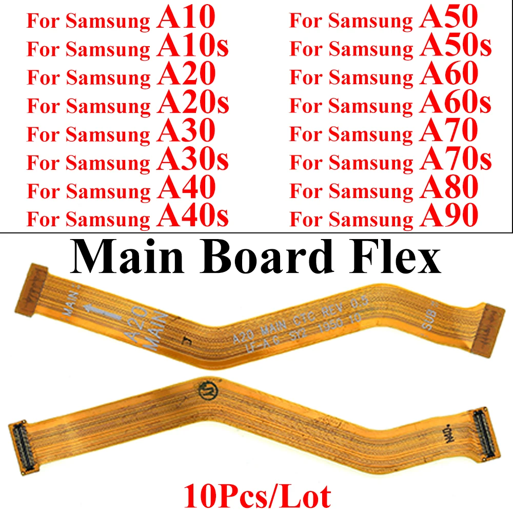 

Main Board Motherboard Connector Flex For Samsung Galaxy A10 A20 A30 A40 A50 A60 A70 A80 A90 S Connector Replacement Parts