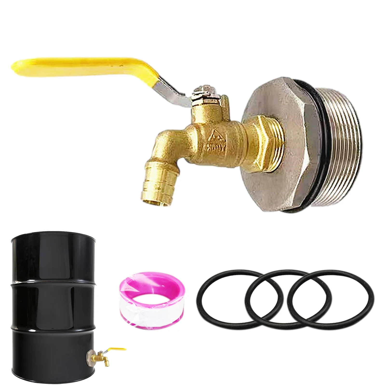 

Грубая резьба S60, соединитель для крана резервуара IBC, адаптер для крана резервуара, адаптер для резервуара для дождевой воды, адаптор для ре...