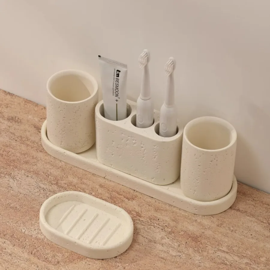 

Держатель для зубных щеток из мрамора